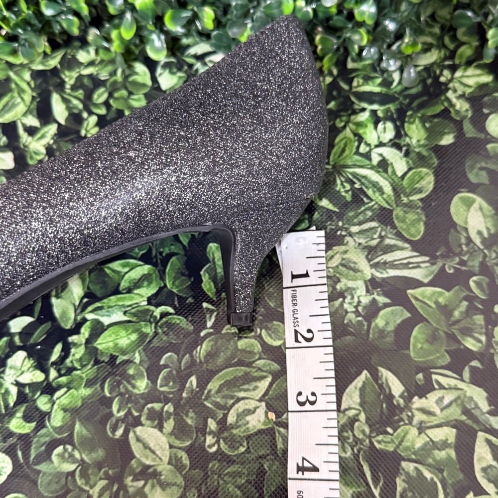 Life Stride Glitter Black Heels - Picture 7 of 11
